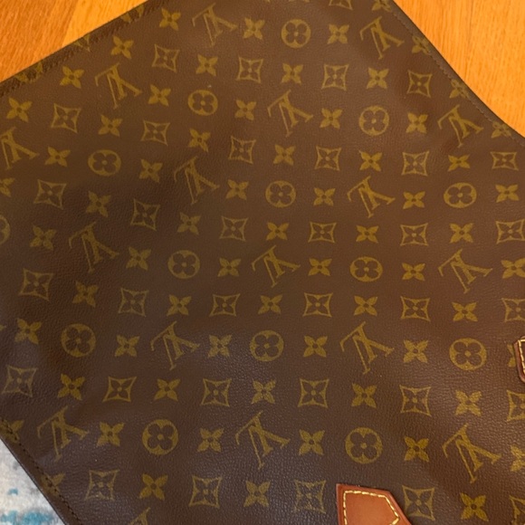 LOUIS VUITTON Monogram SAC PLAT Bag Vintage - Picture 14 of 16